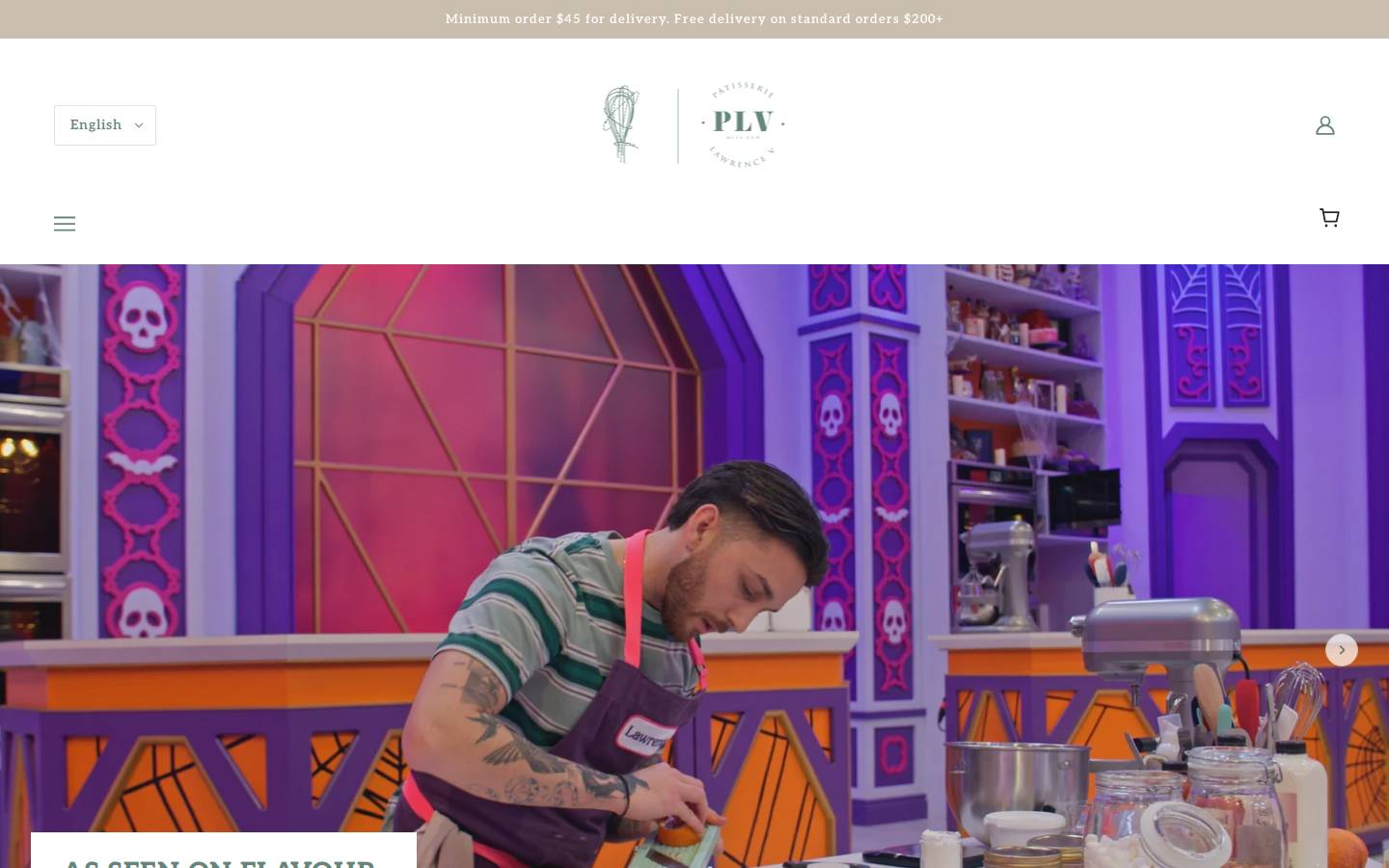 patisserielawrencev.com homepage screenshot