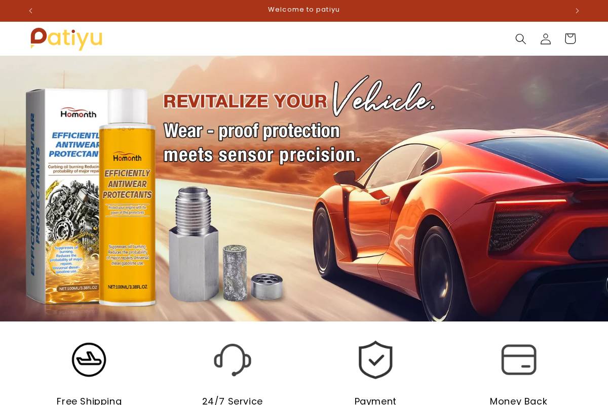 Patiyu homepage screenshot