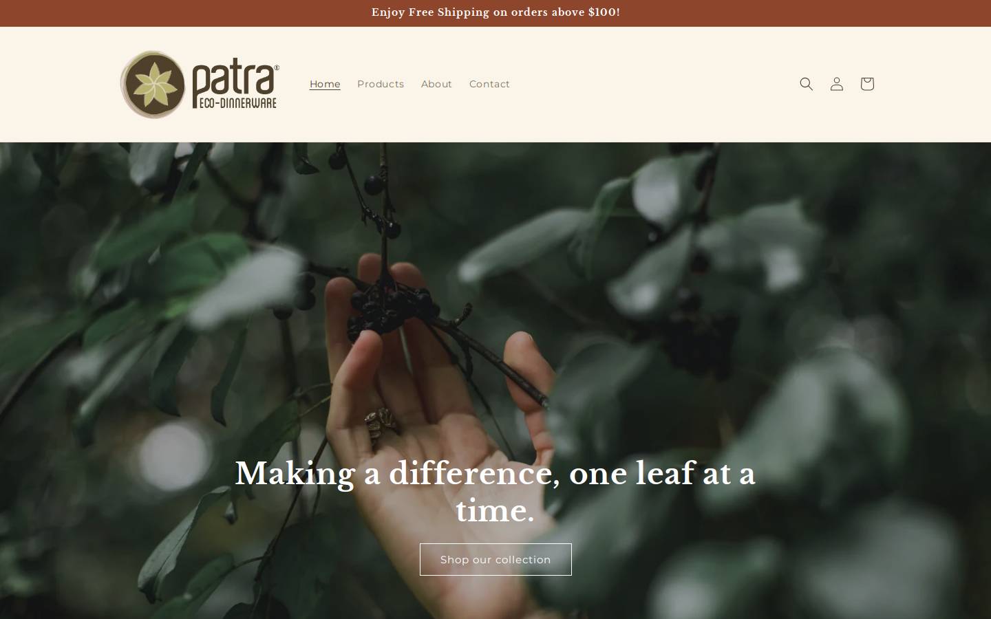 patraliving.com homepage screenshot