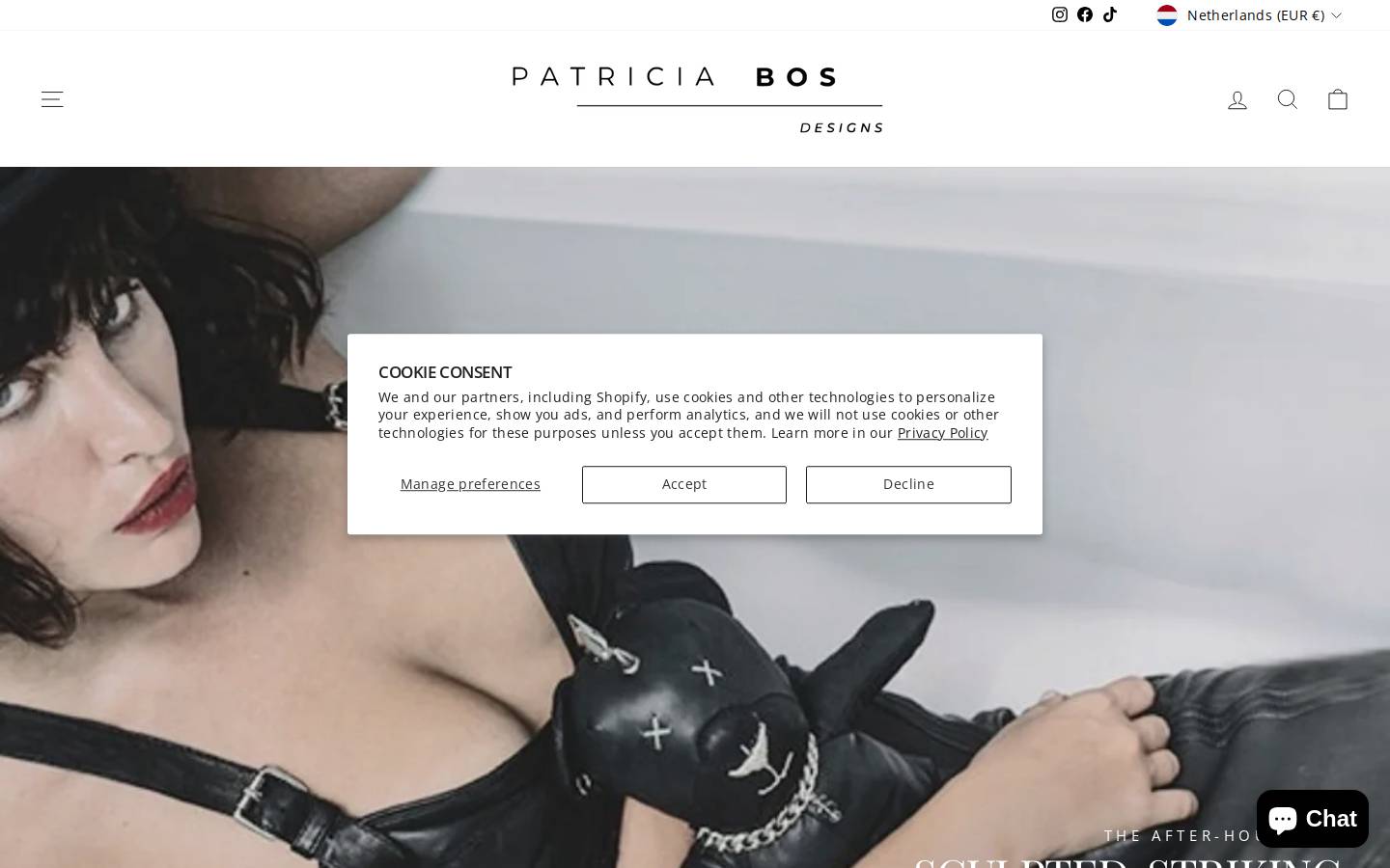 patriciabos.com homepage screenshot