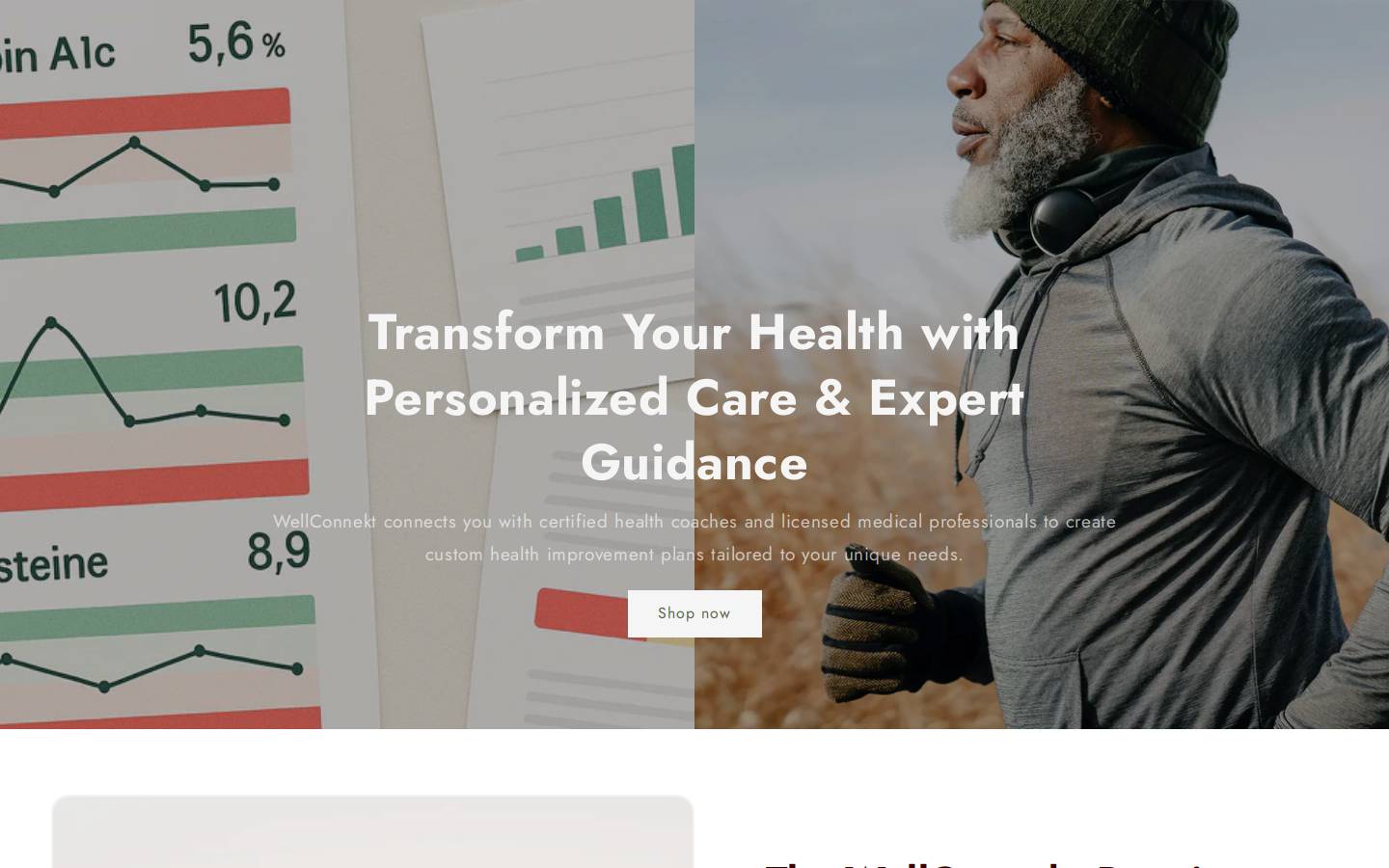 patrickwellness.com homepage screenshot