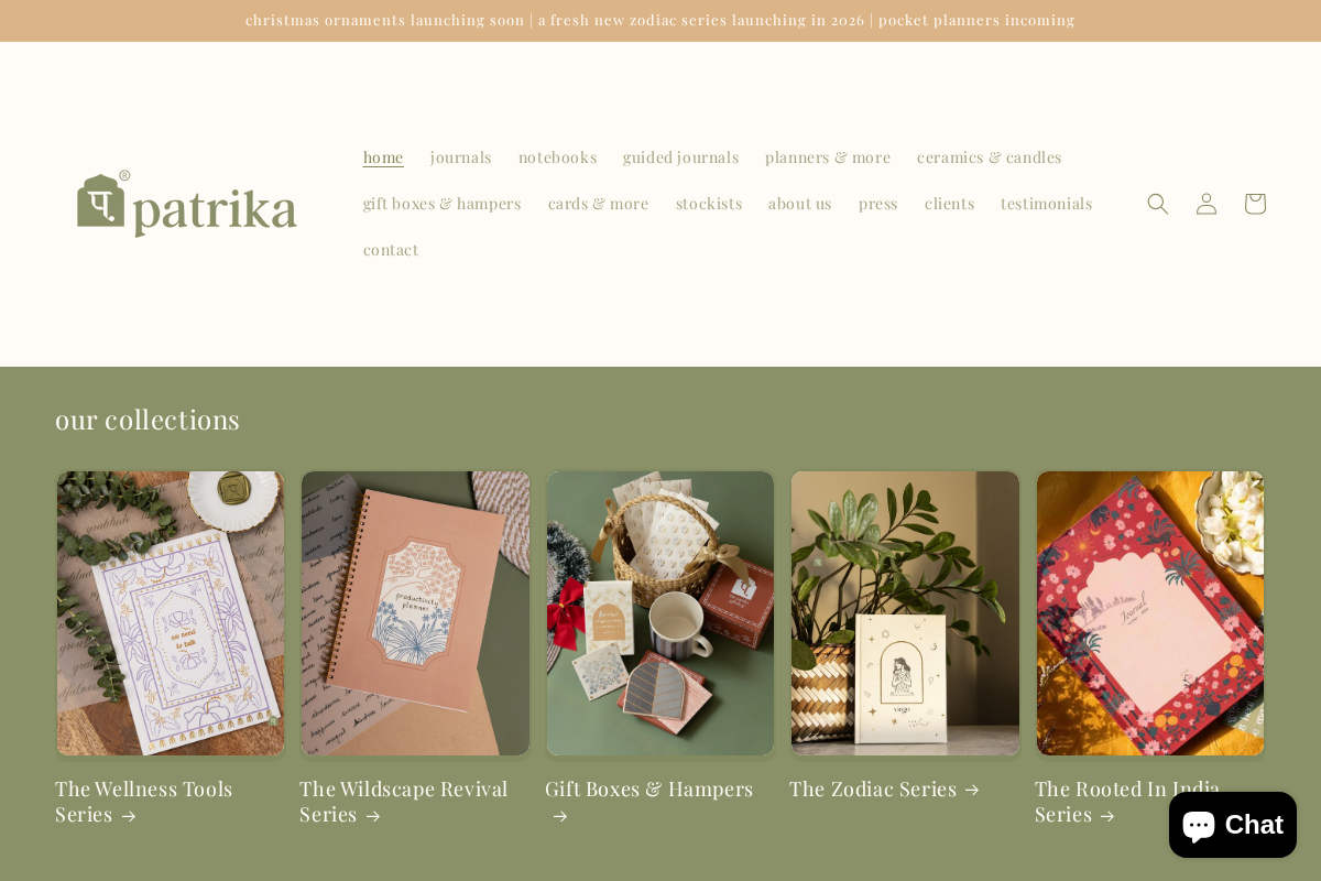 patrikaindia.in homepage screenshot