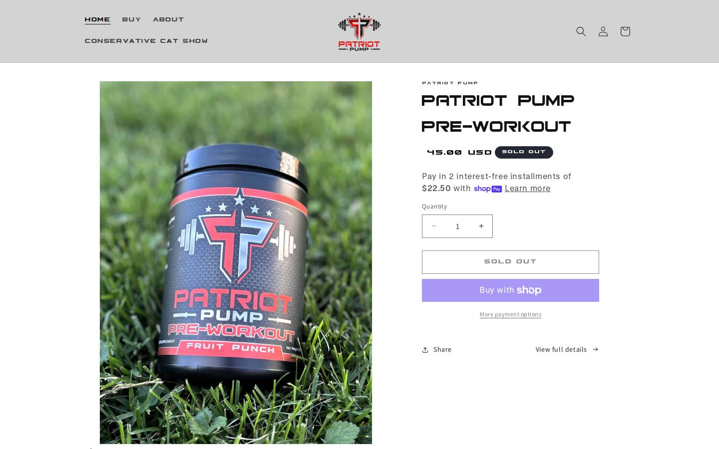 patriotpumpenergy.com homepage screenshot