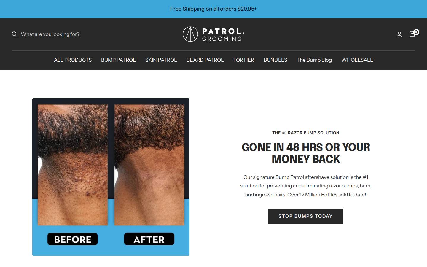 patrolproducts.com homepage screenshot