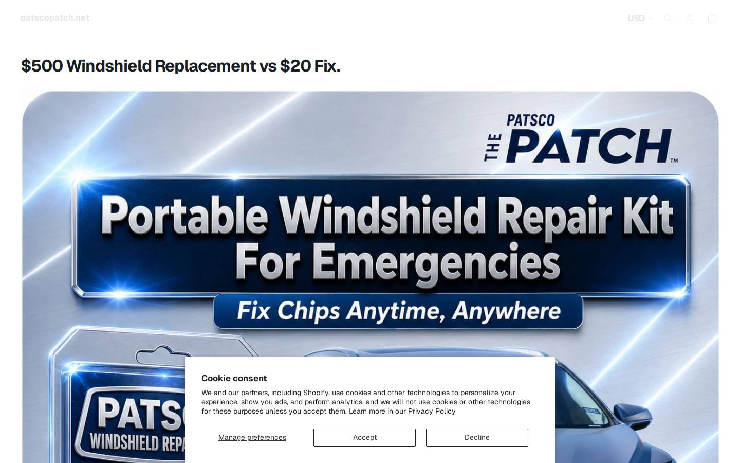 patscopatch.net homepage screenshot
