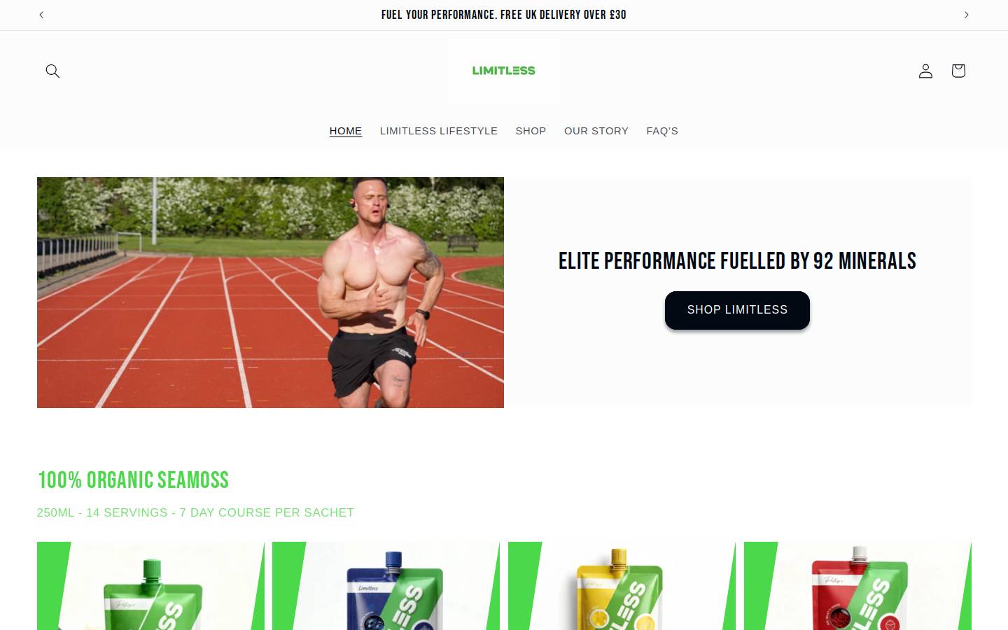 Patsys homepage screenshot