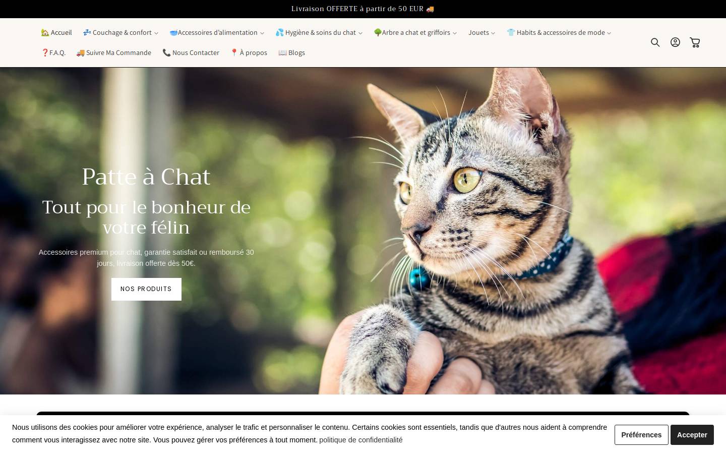 Patteachat homepage screenshot