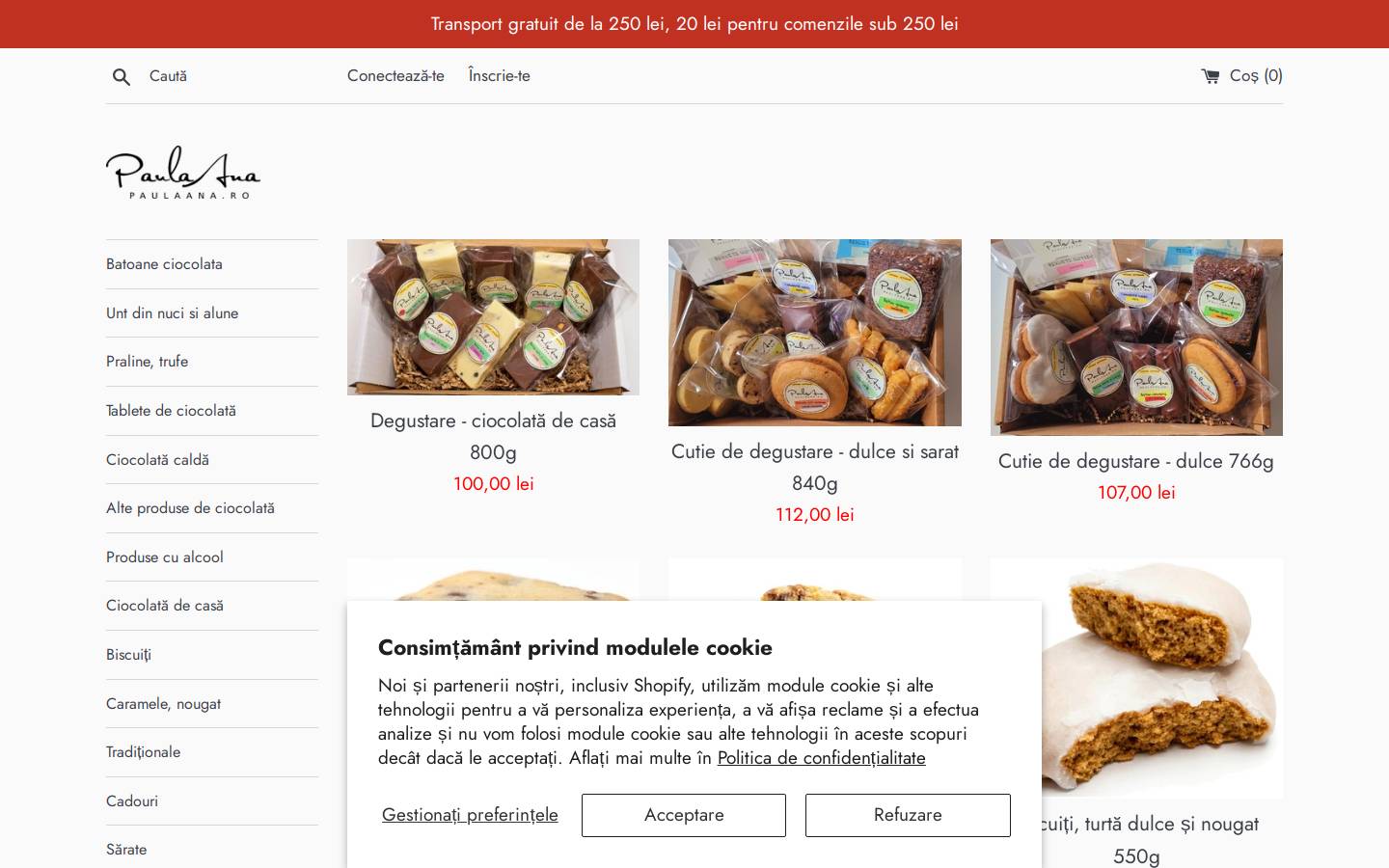 paulaana.ro homepage screenshot
