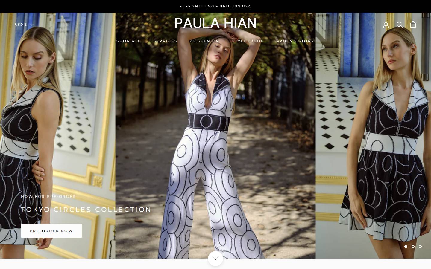 paulahian.com homepage screenshot