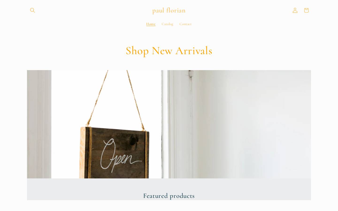 paulflorian.com homepage screenshot