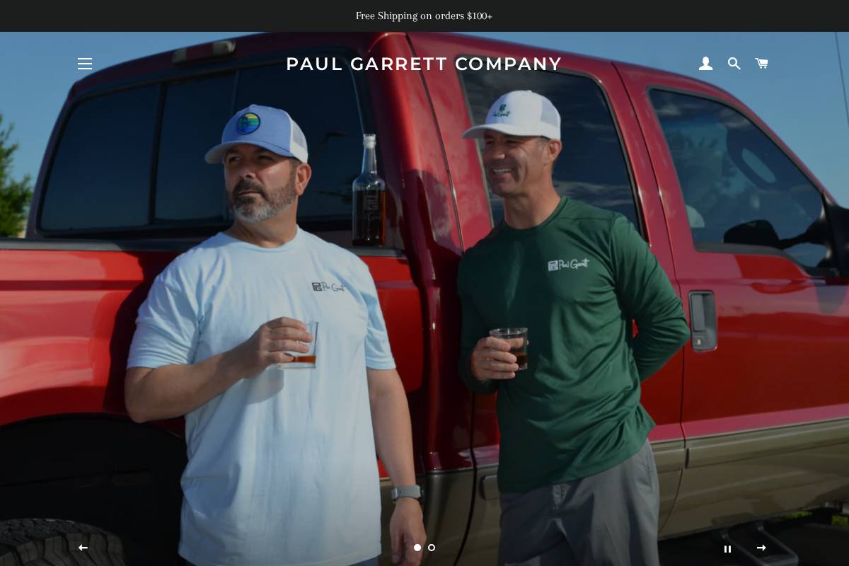 paulgarrettcompany.com homepage screenshot