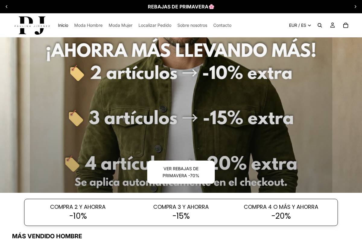 Paulina Jimenez homepage screenshot