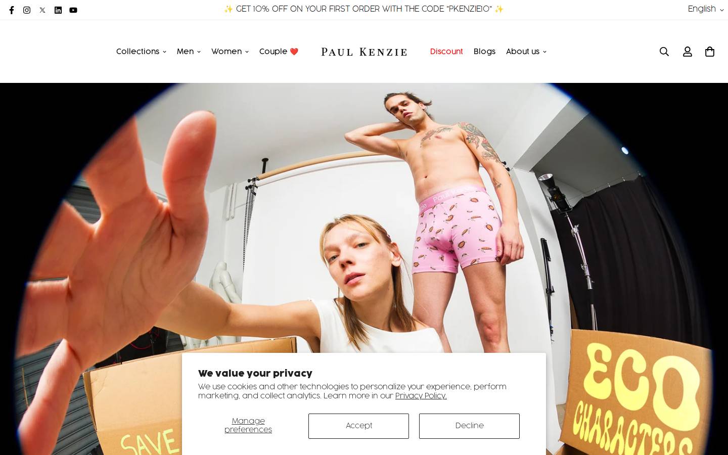 Paulkenzie homepage screenshot