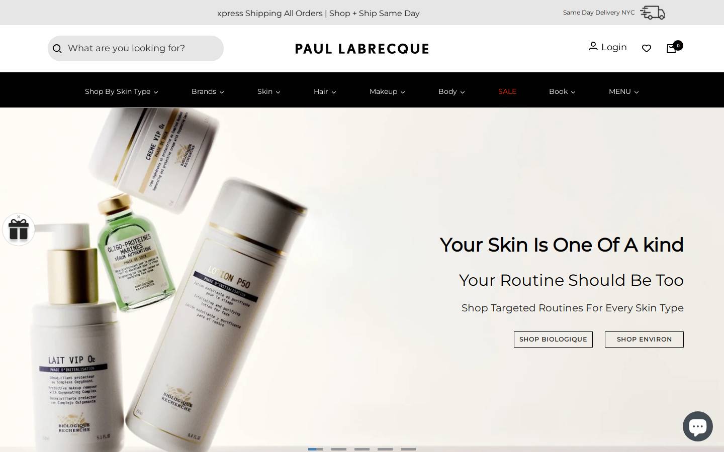 paullabreque.com homepage screenshot