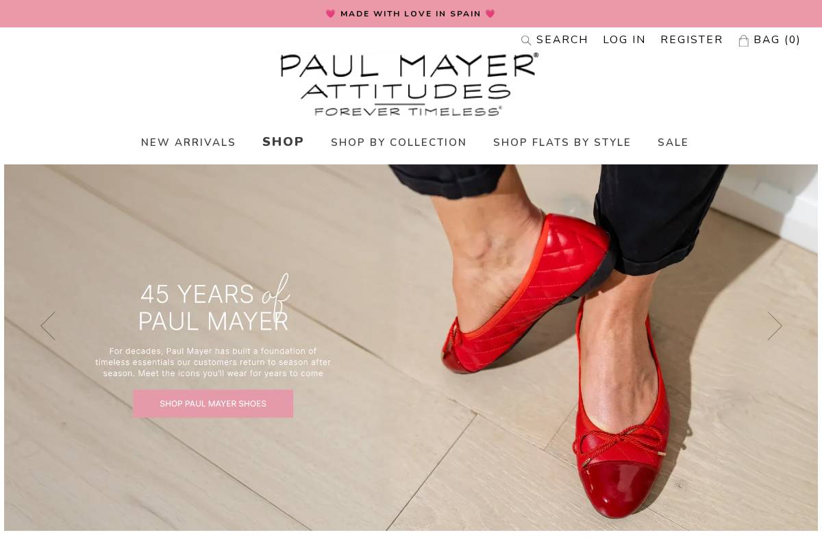 paulmayerattitudes.com homepage screenshot