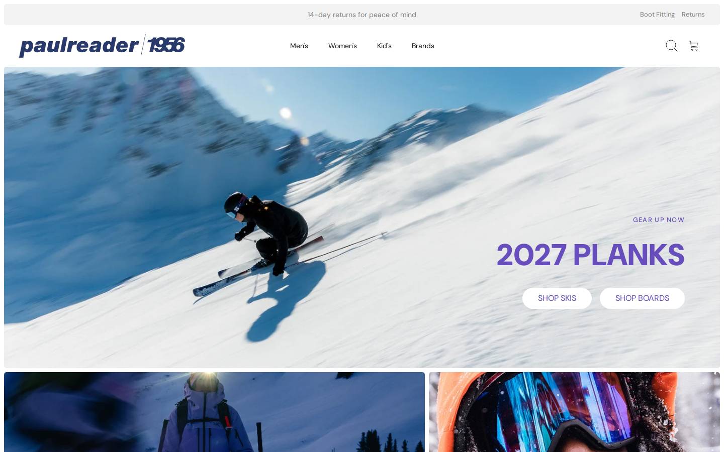 paulreader.com.au homepage screenshot