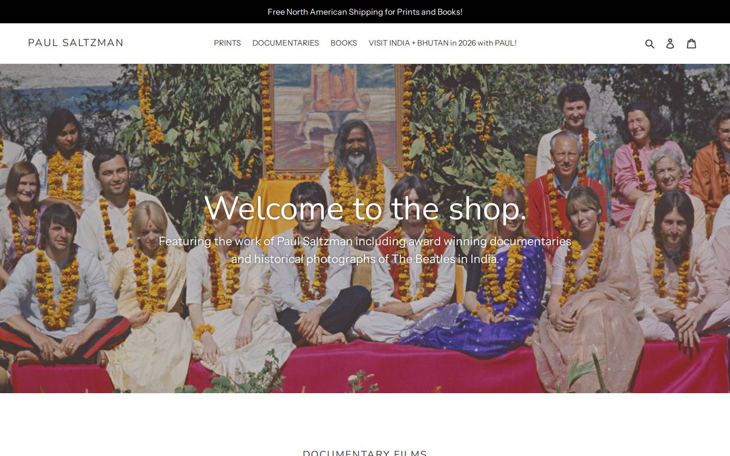 paulsaltzman.com homepage screenshot