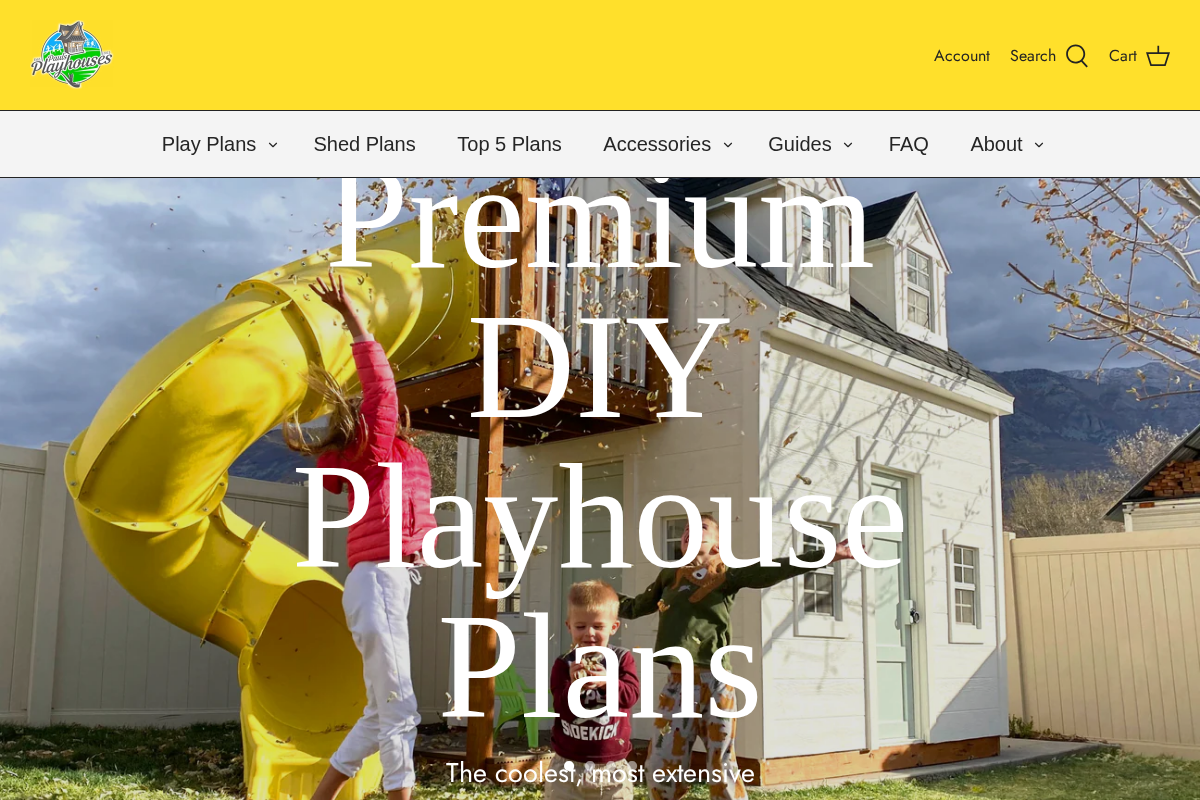 Paul's Playhouses homepage screenshot