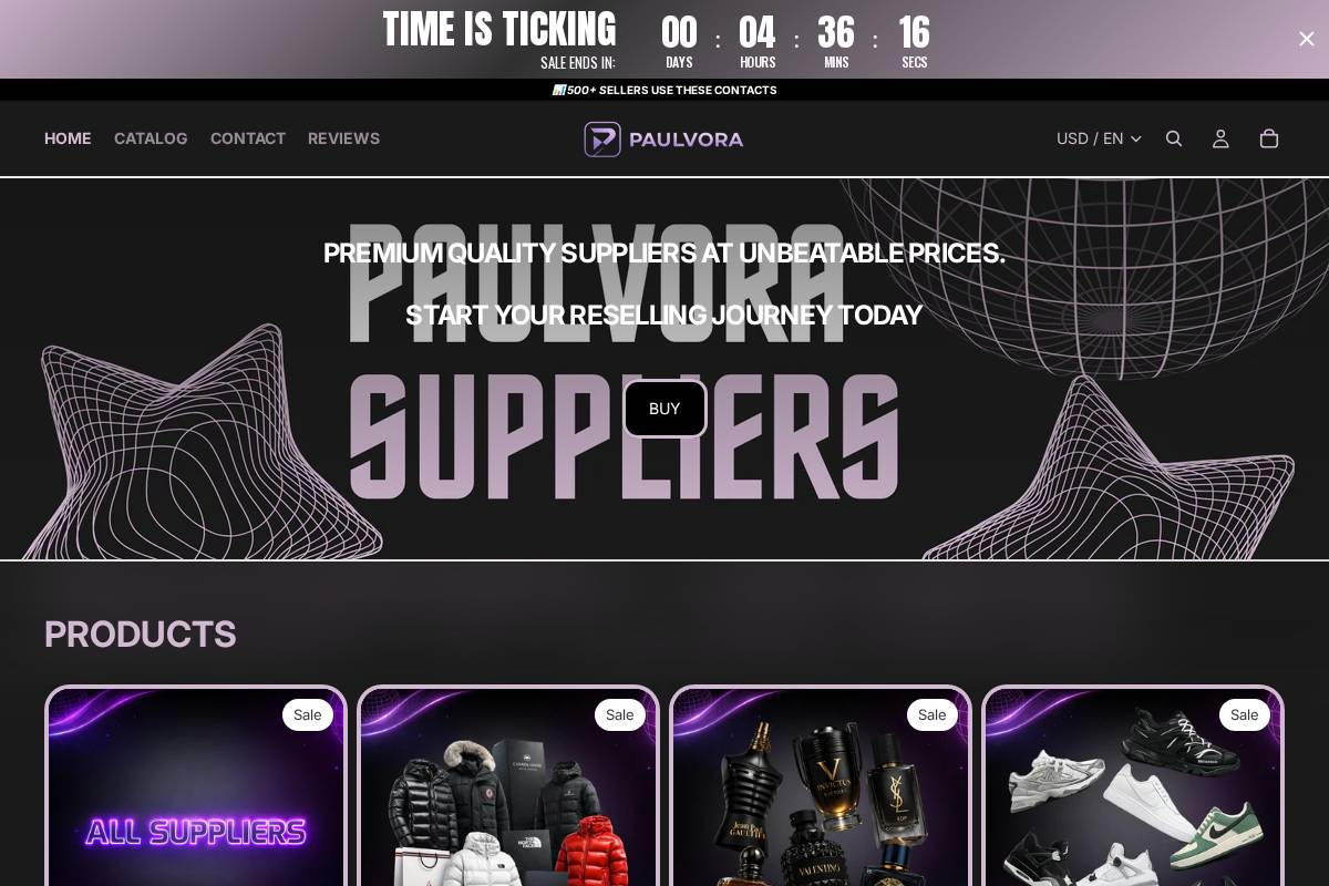 paulvora.com homepage screenshot