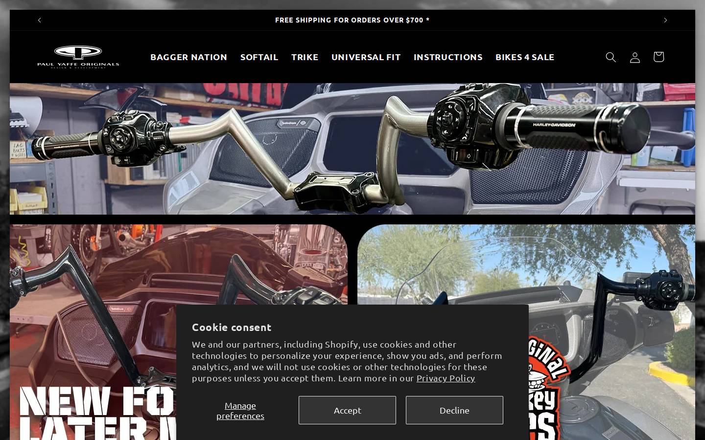 paulyaffe.com homepage screenshot