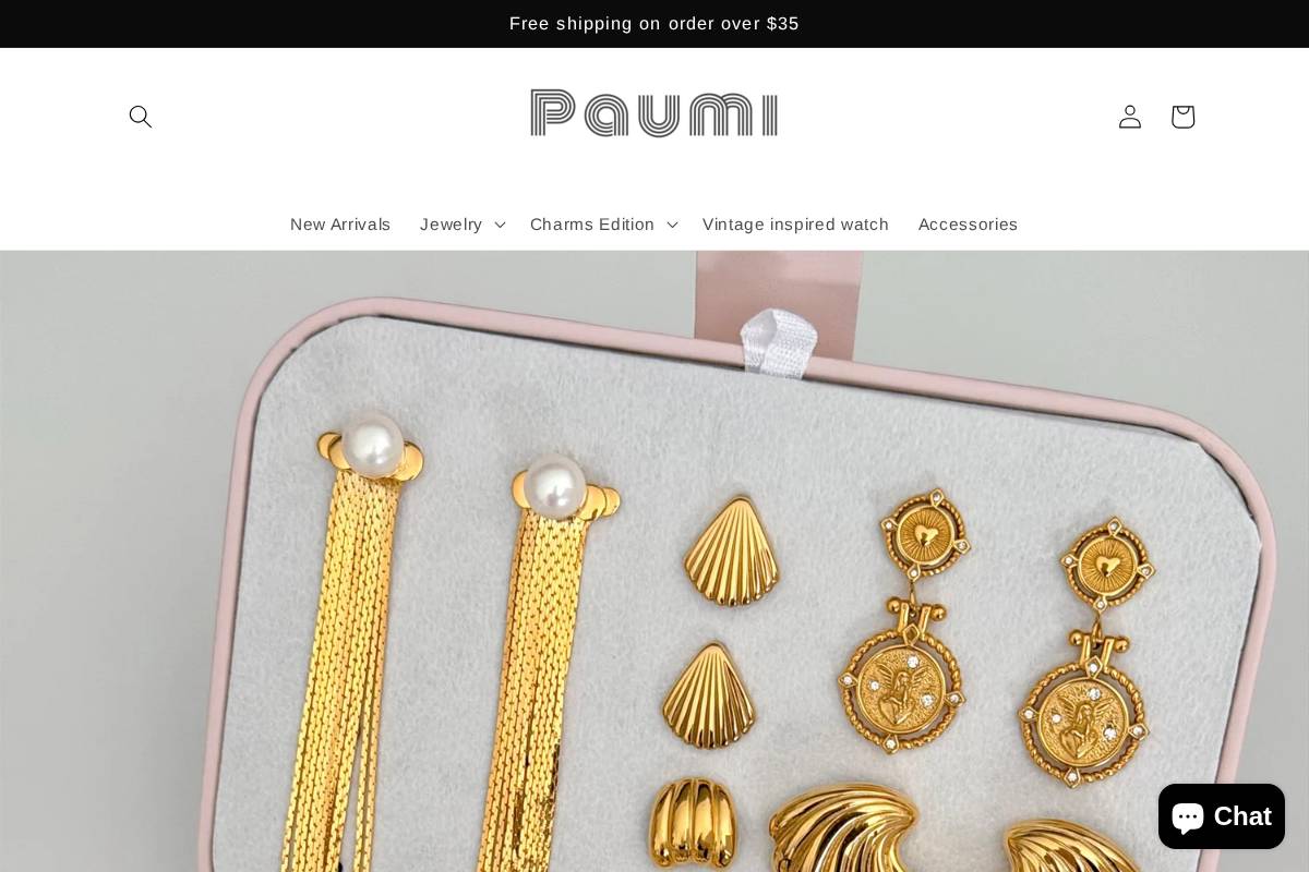 paumi.shop homepage screenshot