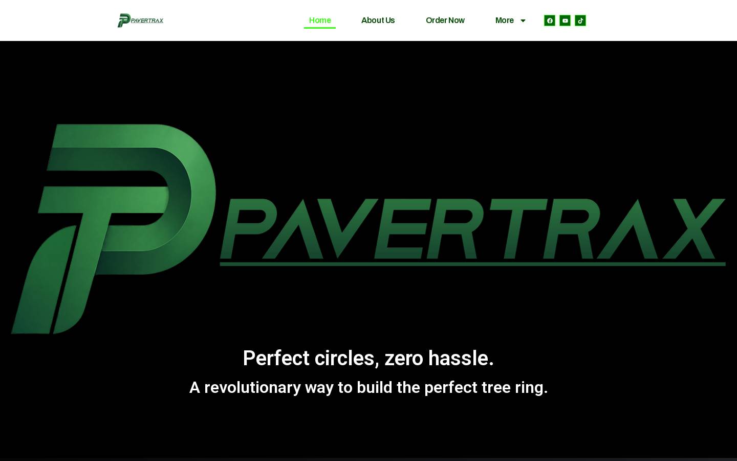 pavertrax.com homepage screenshot
