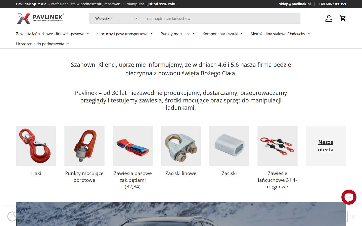 pavlinek.pl homepage screenshot