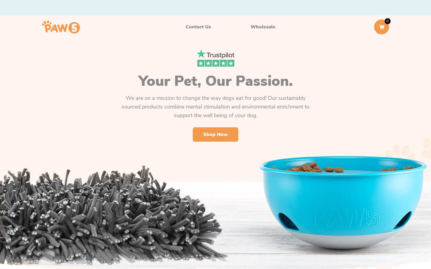 paw5.com homepage screenshot
