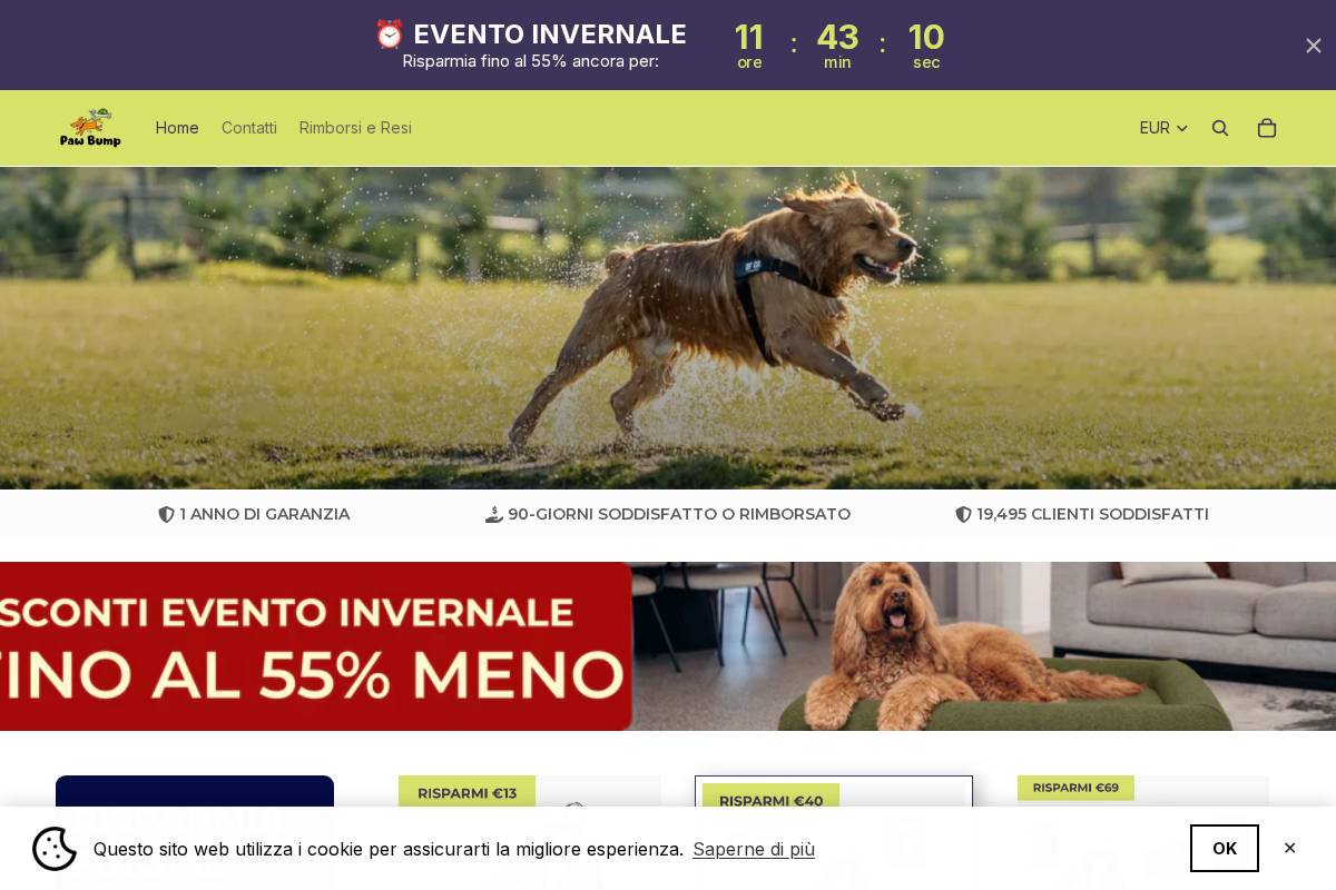 pawbump.com homepage screenshot