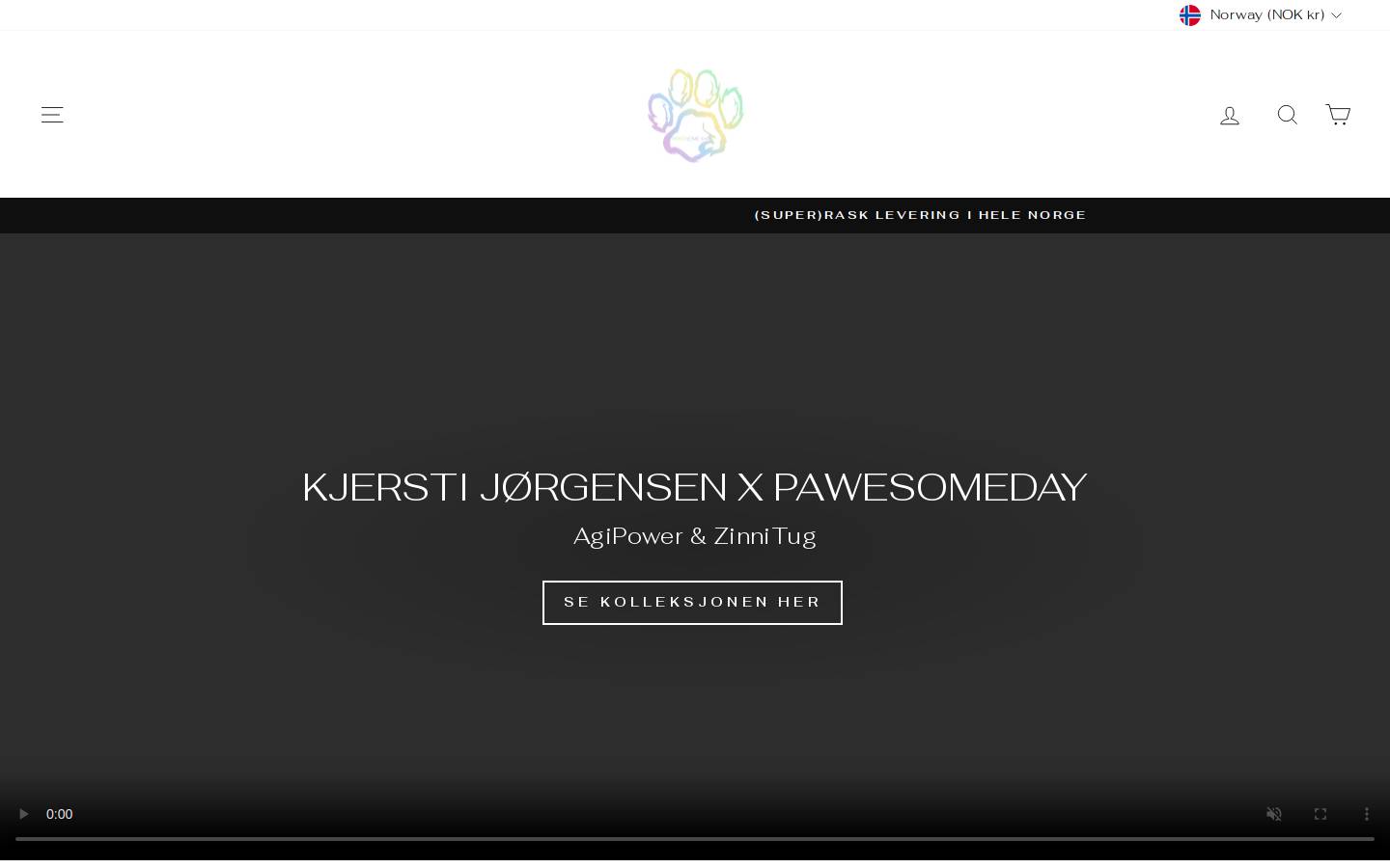 Pawesomeday.no homepage screenshot