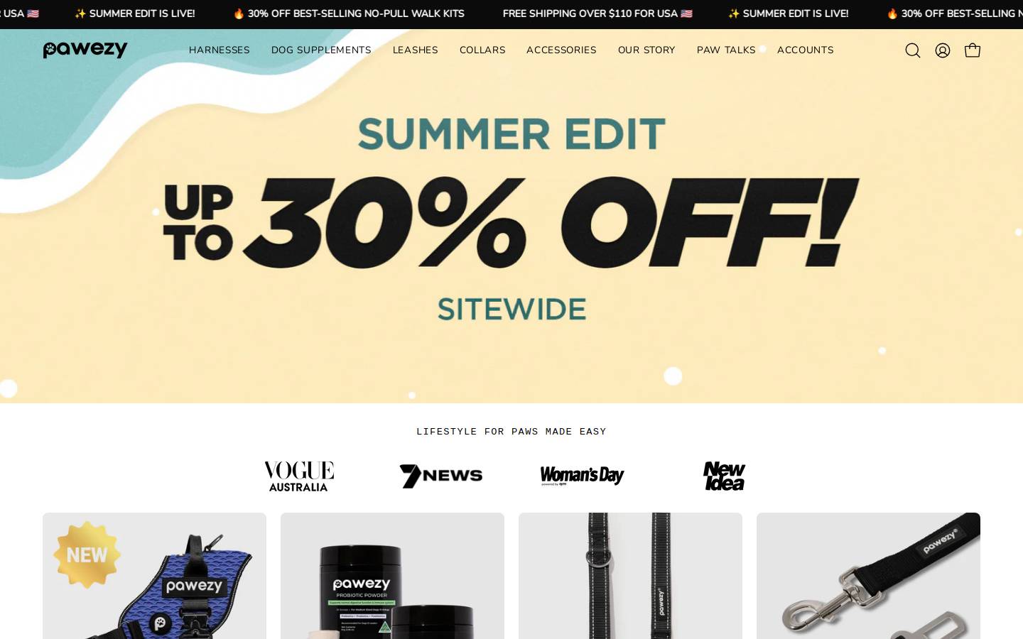 pawezy.com homepage screenshot