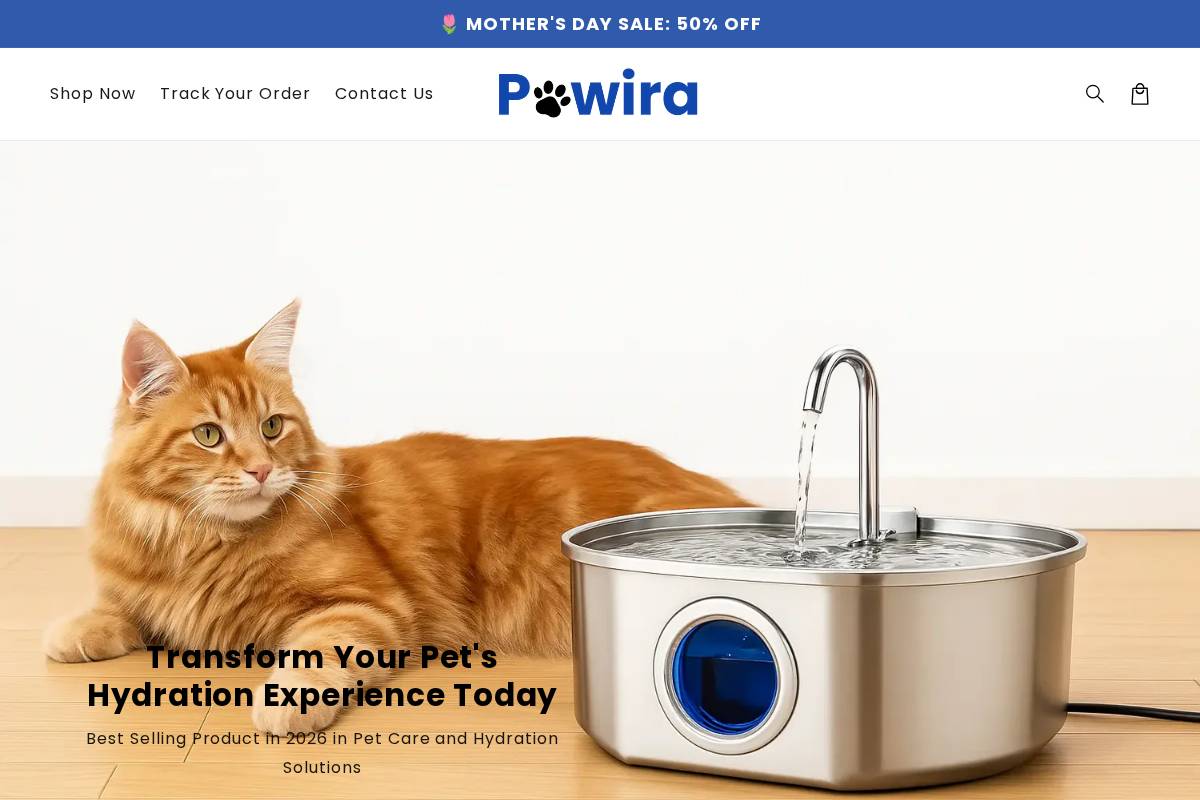Pawira homepage screenshot