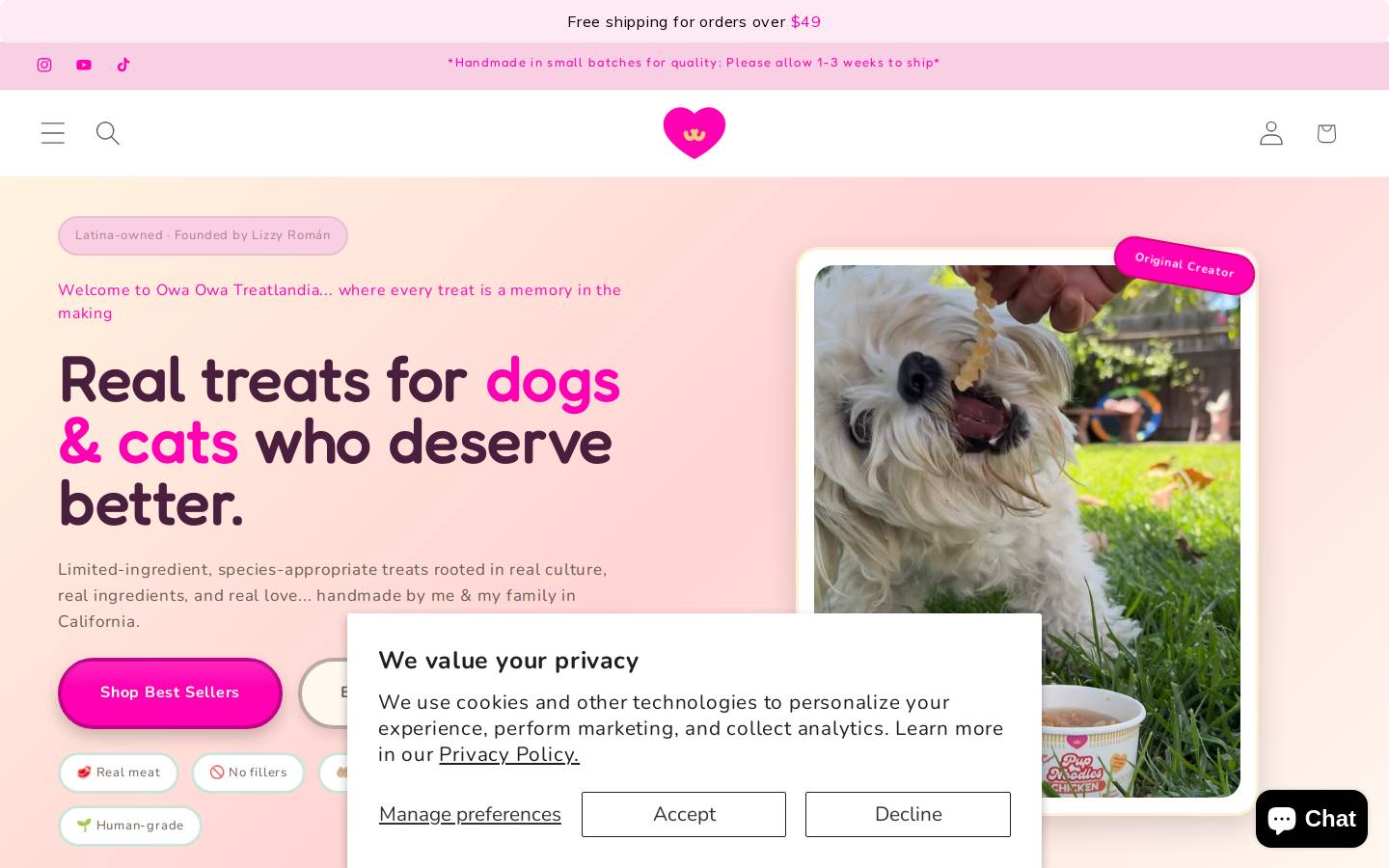 pawnaderia.com homepage screenshot