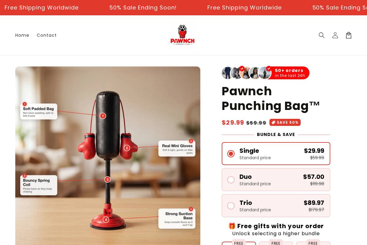 pawnch.store homepage screenshot