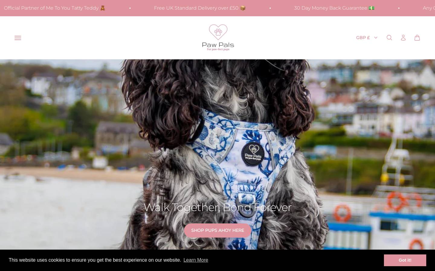 Pawpalsco homepage screenshot