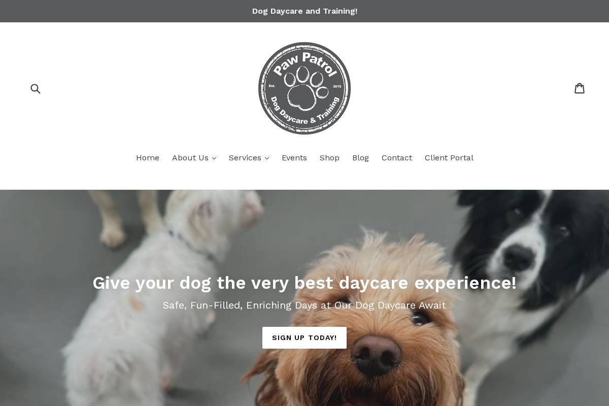 pawpatrolpetcare.com.au homepage screenshot