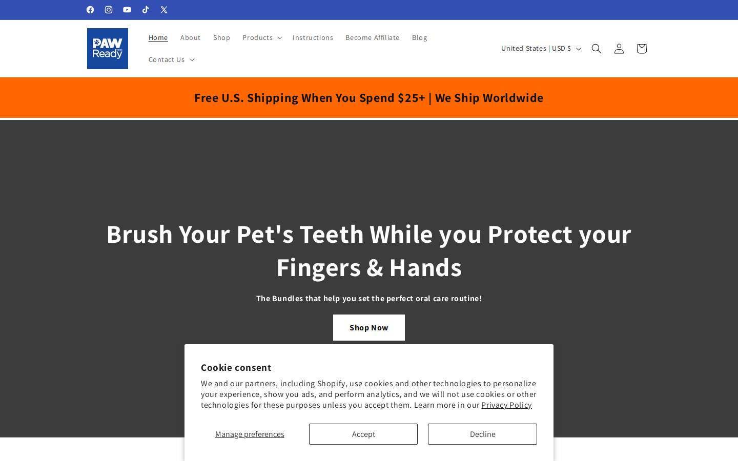 pawready.com homepage screenshot