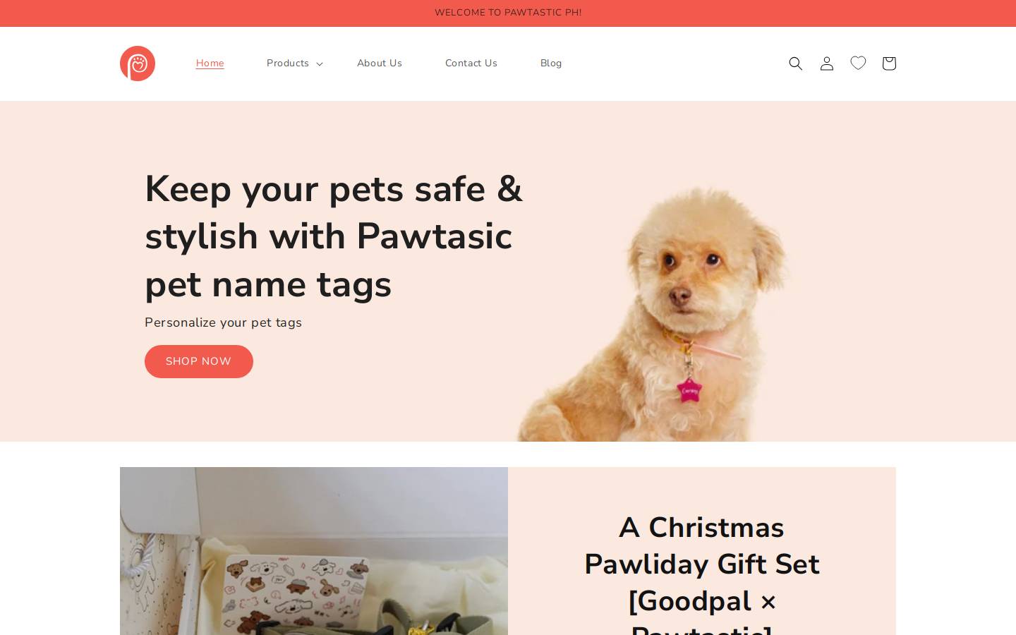 pawtasticph.com homepage screenshot