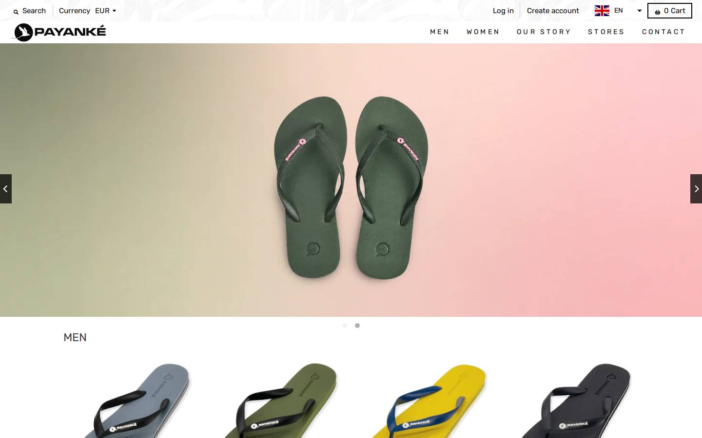 payankeofficial.com homepage screenshot