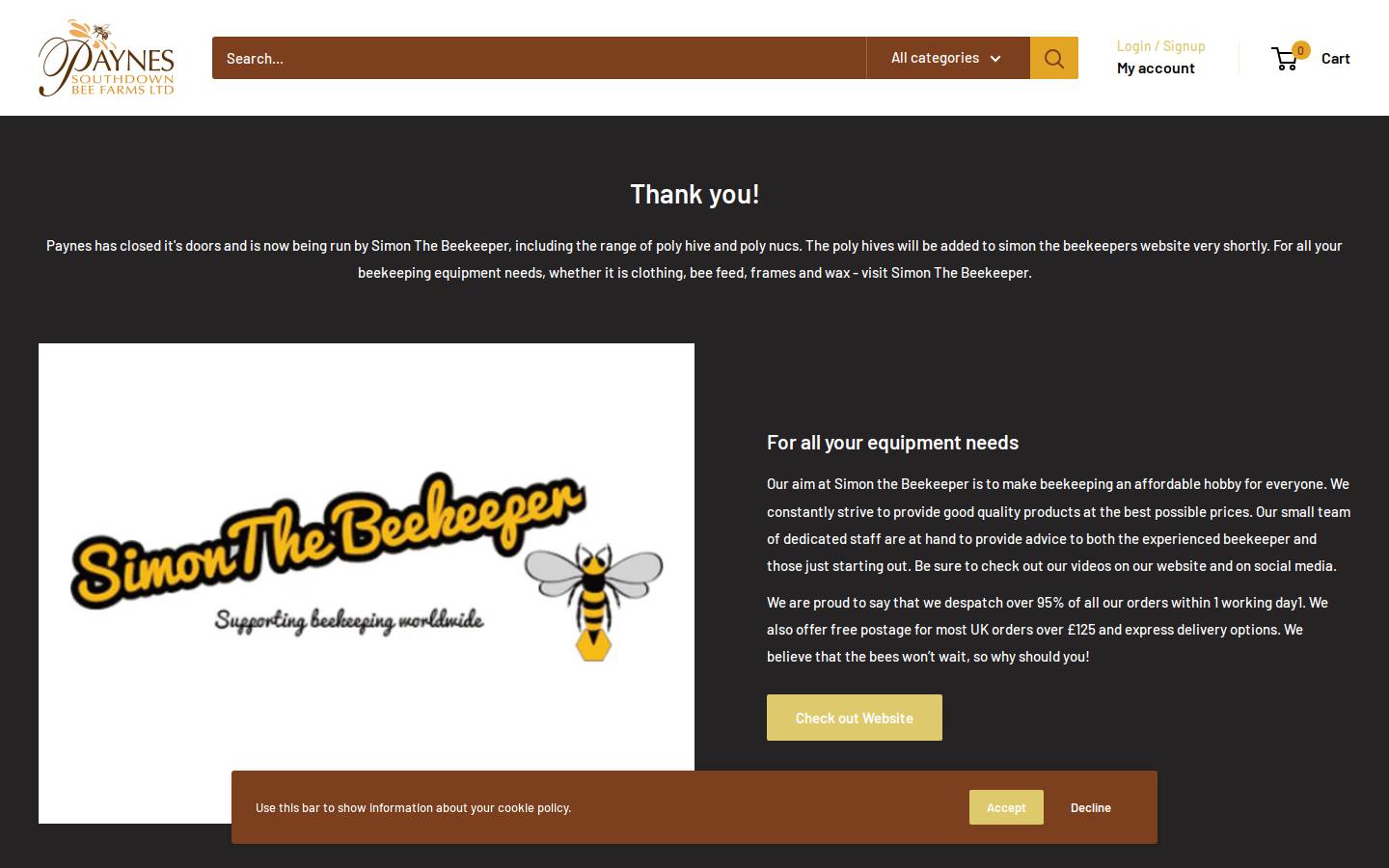 Paynesbeefarm homepage screenshot