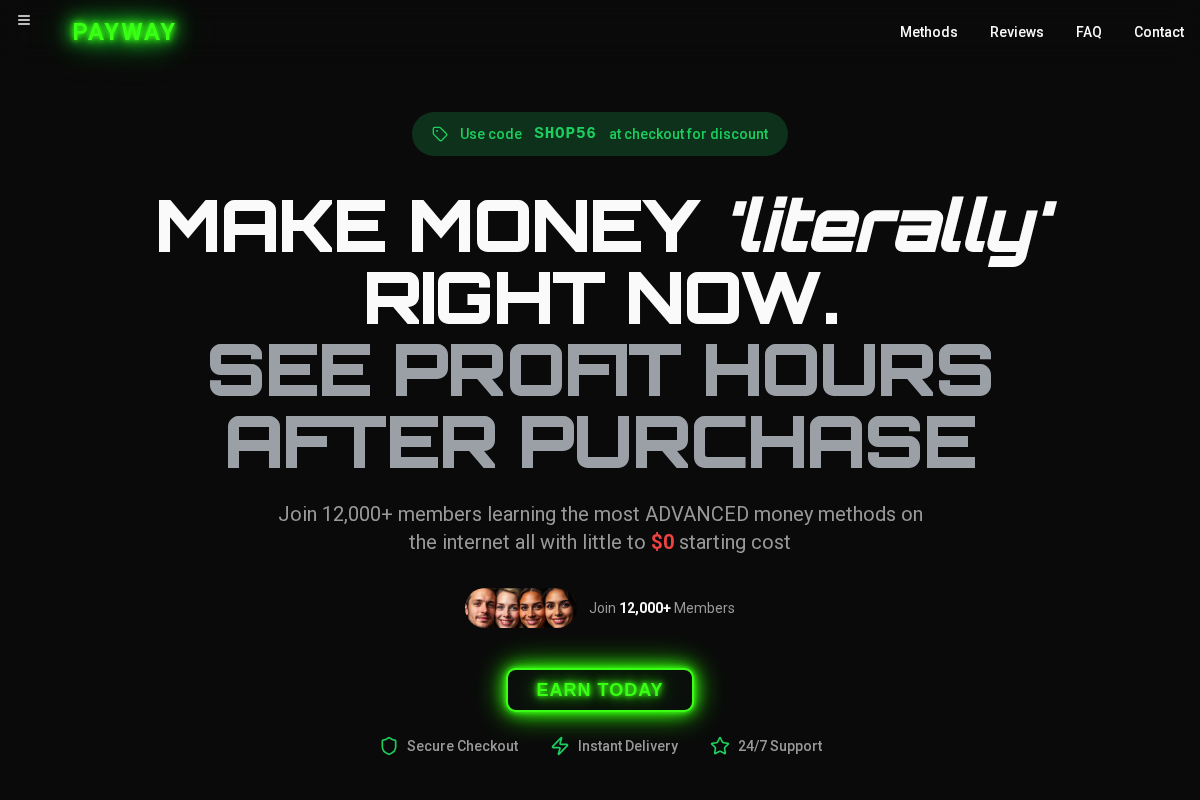 payway.com homepage screenshot