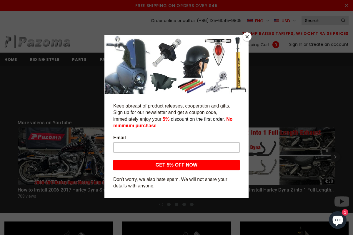 pazomaracing.com homepage screenshot