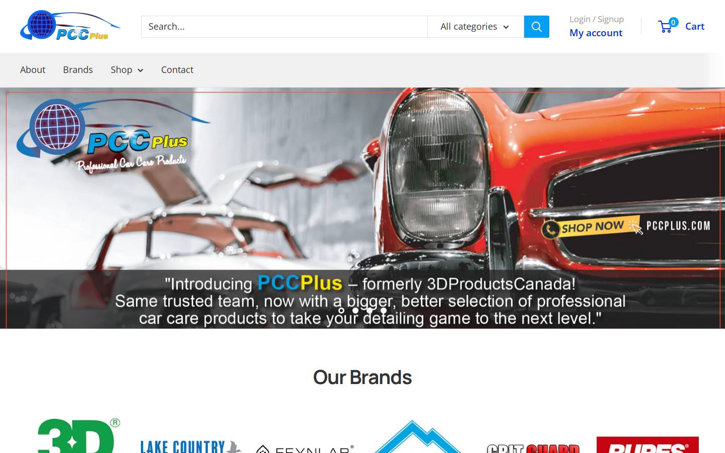 pccplus.com homepage screenshot