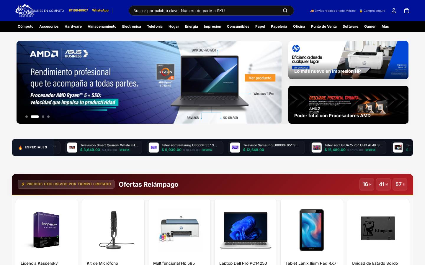 pclapsc.com homepage screenshot