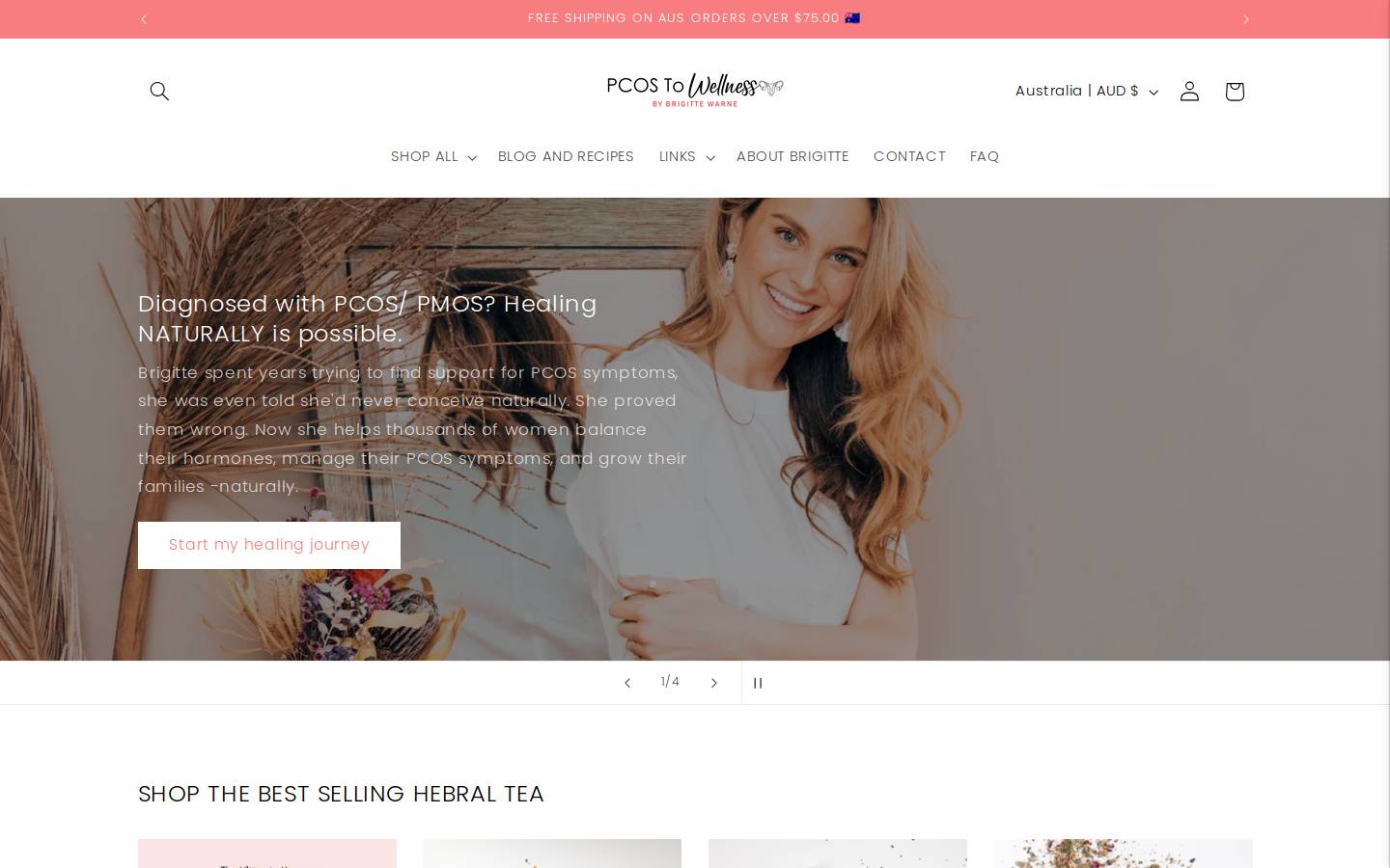 pcostowellness.com homepage screenshot