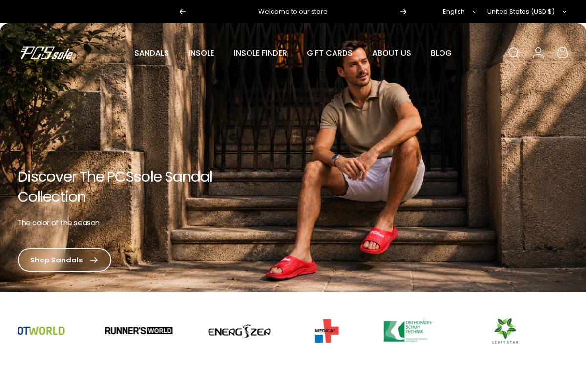 Pcssole homepage screenshot