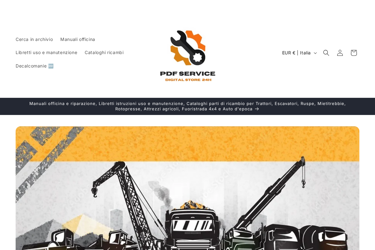 PDF SERVICE 24 homepage screenshot