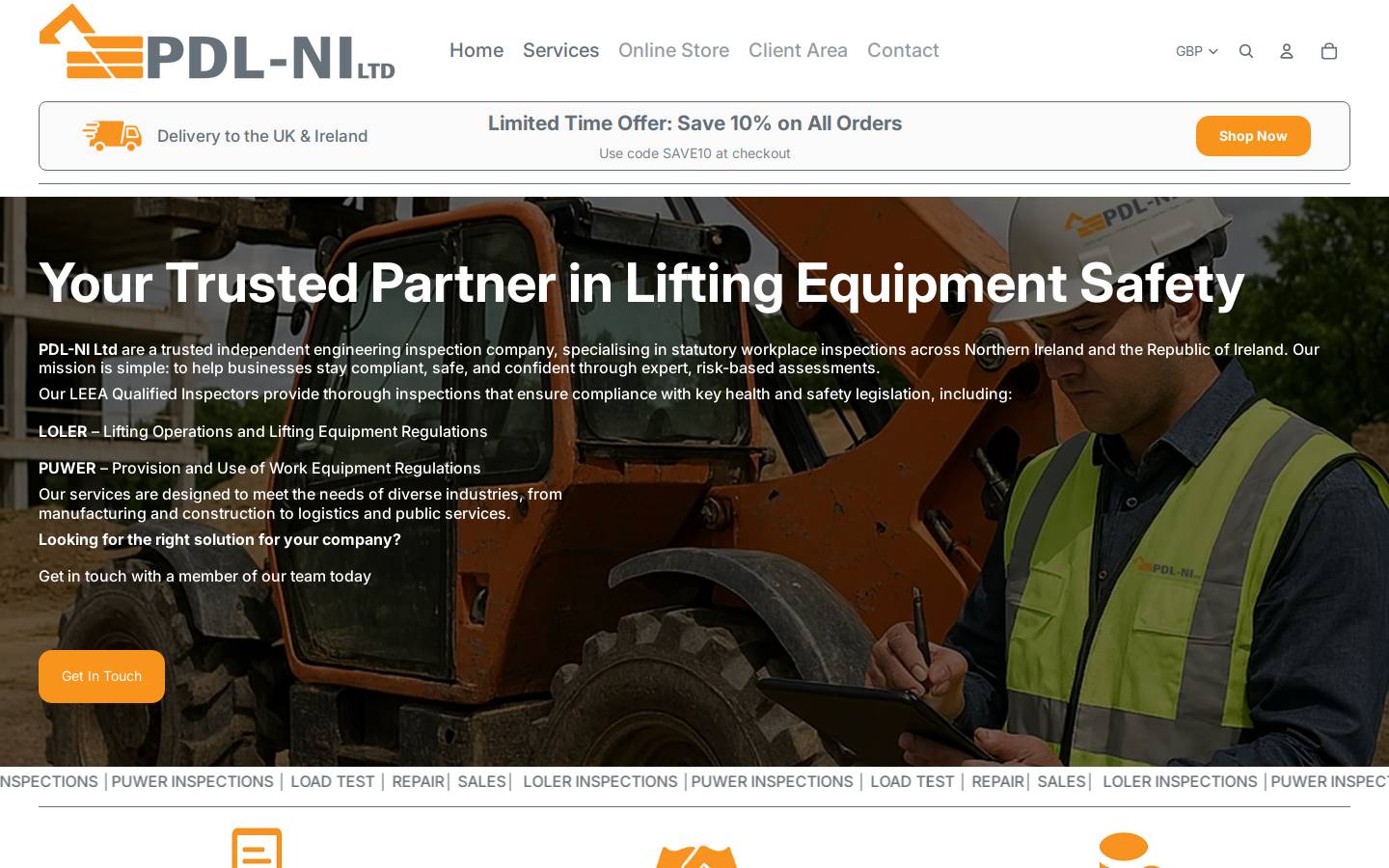 pdlni.com homepage screenshot