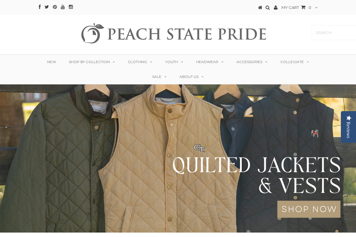 peachstatepride.com homepage screenshot
