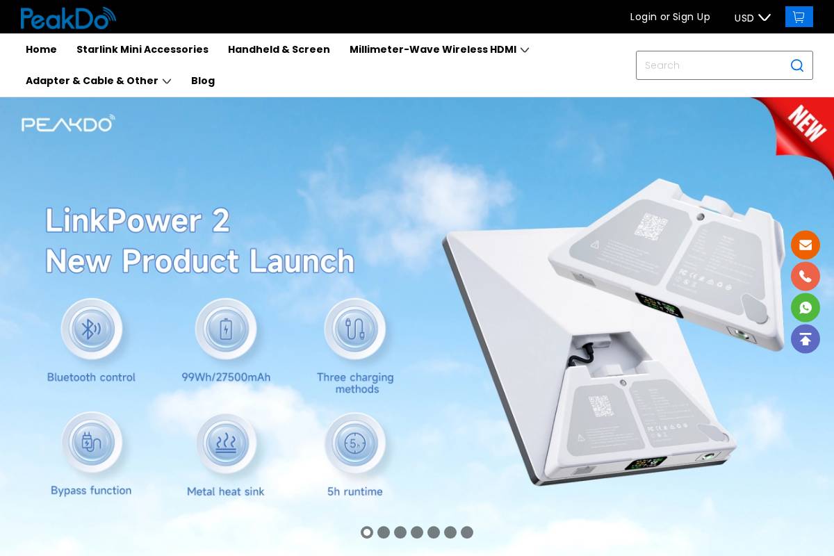 peakdo.com homepage screenshot